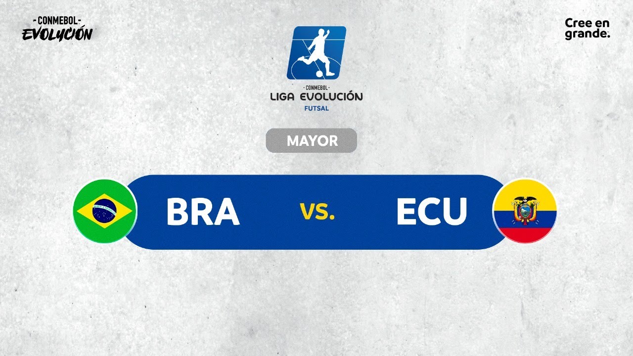 BRASIL VS ECUADOR | CONMEBOL LIGA EVOLUCIÓN de FUTSAL - Zona Norte | MAYOR