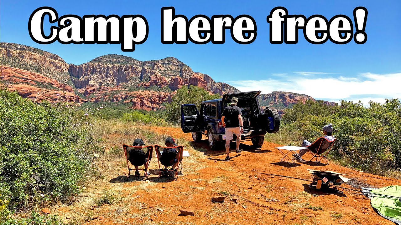 Sedona, AZ Free Camping! Boondocking in Arizona (Dispersed Camping)