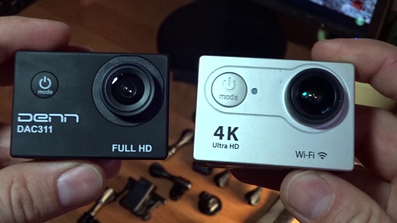 4K Action Camera EKEN H9 против DENN DAC311 сравнительный обзор