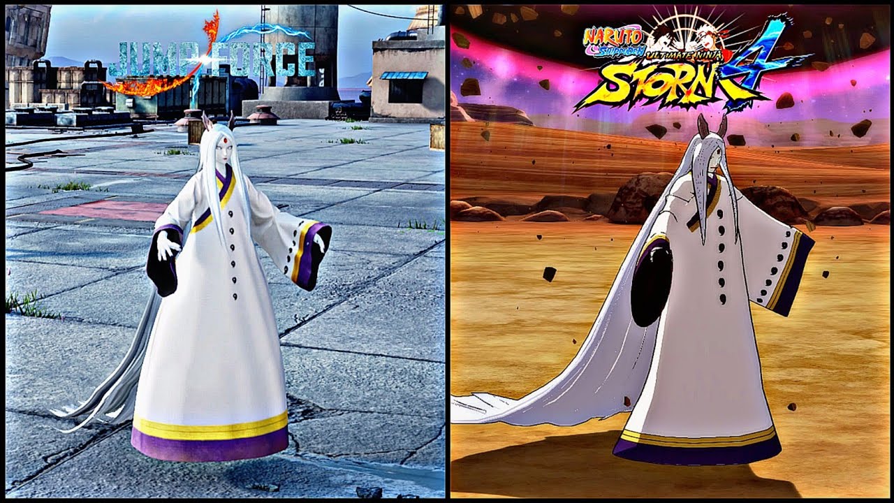 Kaguya Comparison | Jump Force vs Naruto Ultimate Ninja Storm 4