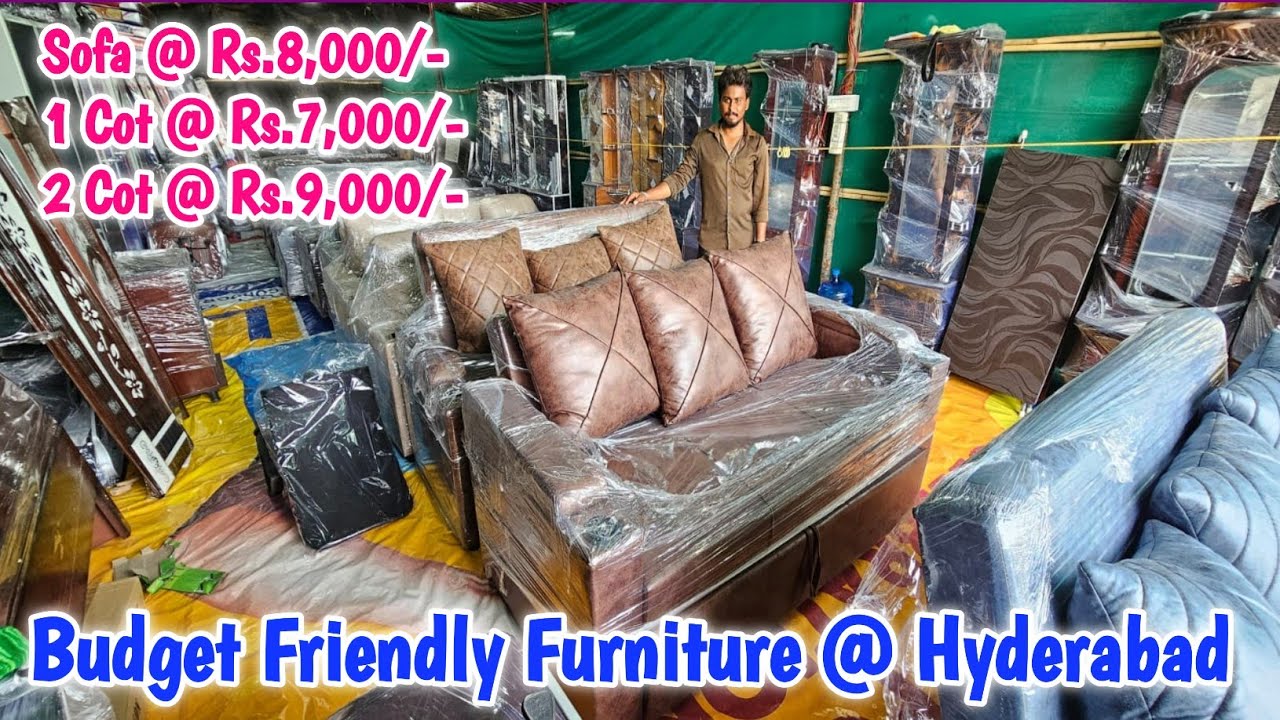 Bed @ Rs.7,000/- | Sofa @ Rs. 8,000/- | Dressing Table @ Rs.3,500/- | Budget Friendly Furniture