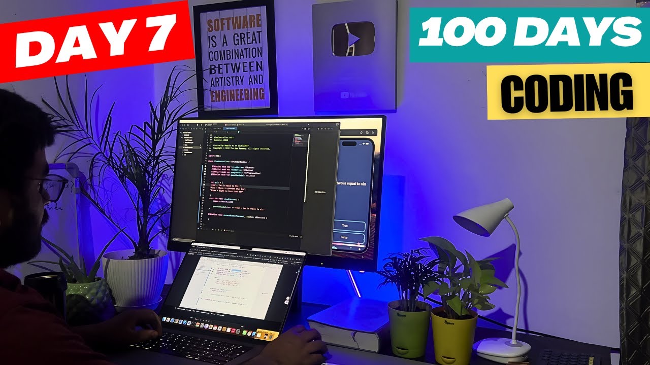 Day in the life of Software Engineer | Lofi Quran | 100 DAYS OF CODING | Day 7
