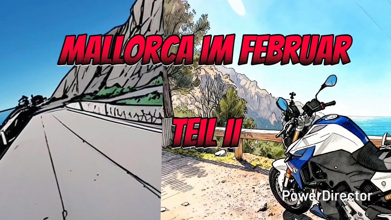 Motorradtour im Februar auf Mallorca - Sa Calobra 