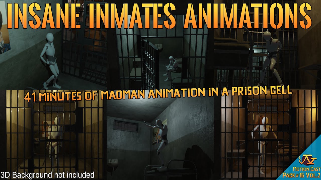 Trailer Insane Inmates animations Pack (Motion Cast#16 - Vol2)
