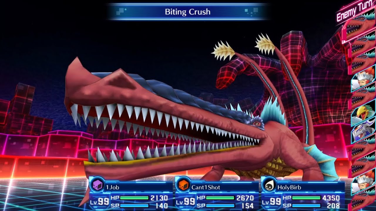 Digimon Story Cyber Sleuth: Complete Edition Leviamon Hard Mode No Items