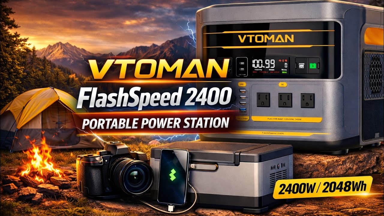 VTOMAN FlashSpeed 2400 Portable Power Station
