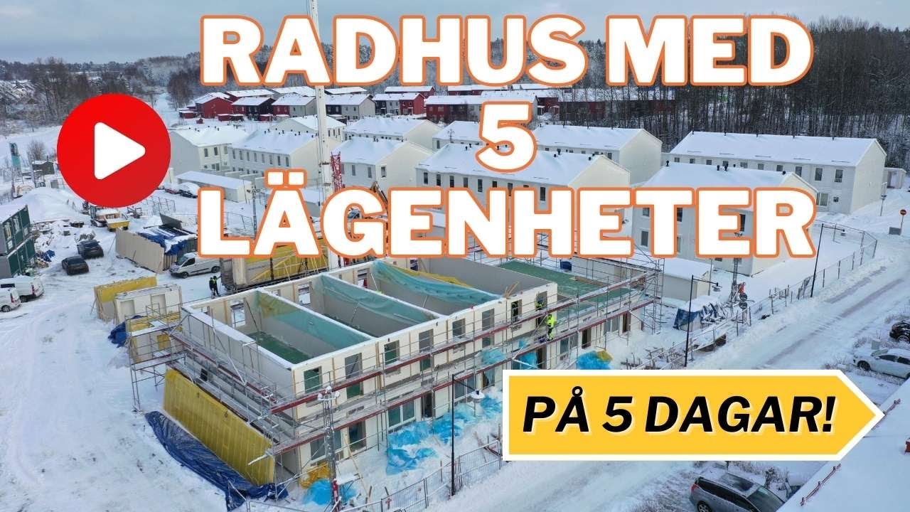 Radhus med 5 Lägenheter på 5 Dagar!