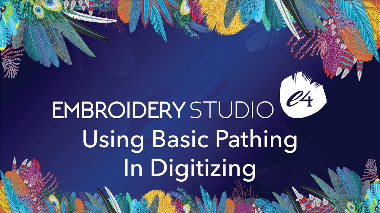 Использование базовых путей в EmbroideryStudio e4