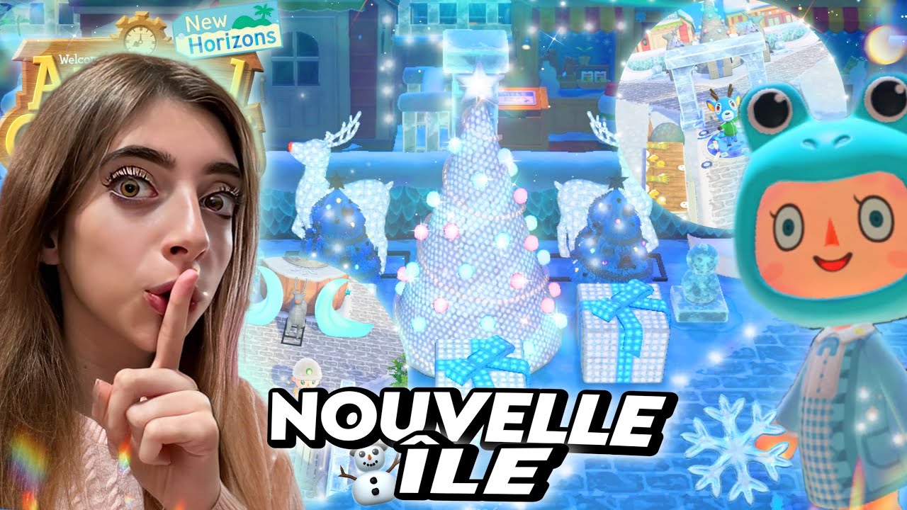 JE VOUS PRÉSENTE MA NOUVELLE ÎLE dans ANIMAL CROSSING NEW HORIZONS ! *NEVALSKA* ❄️ ⋆⟡꙳