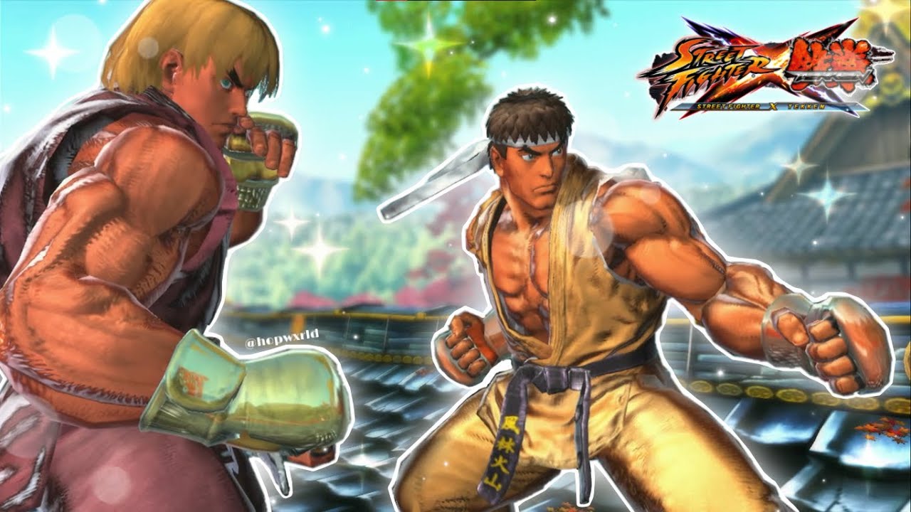 Ken & Ryu vs Steve & Hwoarang (Highest Difficulty) | Street Fighter X Tekken