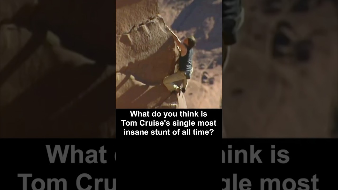 Tom Cruise&rsquo;s Insane Cliff Stunt 🧗🏻 | Reel Talk 🎞️