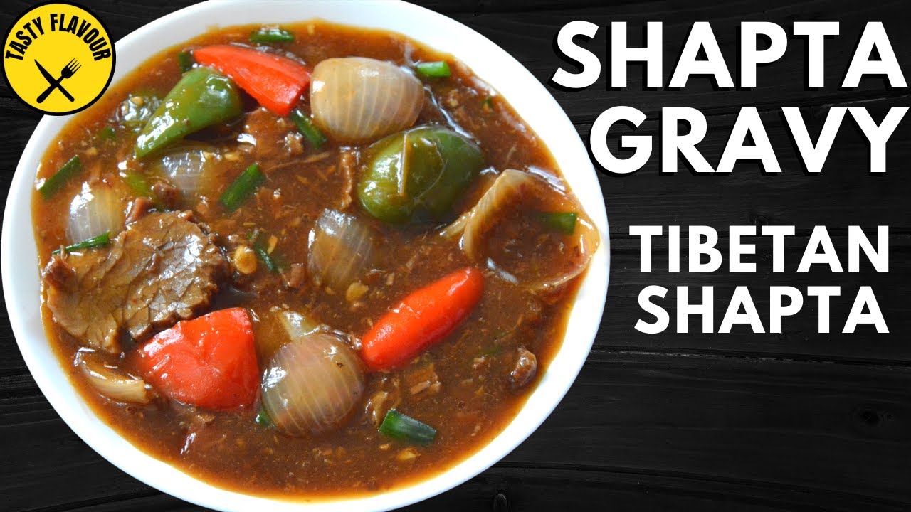 HOW TO MAKE TIBETAN GRAVY SHAPTA │ GRAVY SHAPTA RECIPE │STIR-FRIED MEAT WITH BELL PEPPERS│