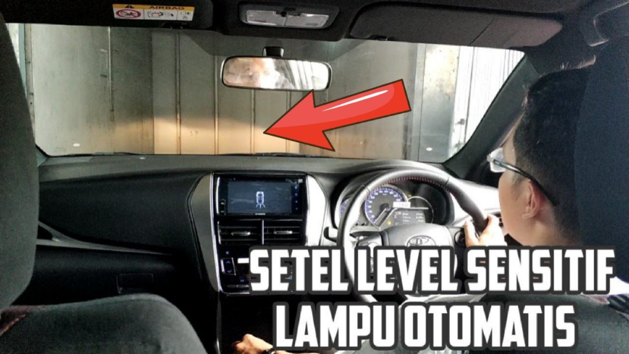 CARA SETTING LEVEL SENSITIF AUTO LAMP ( LAMPU OTOMATIS ) TOYOTA YARIS▶️ SUBTITLES 🇮🇩 & 🇬🇧