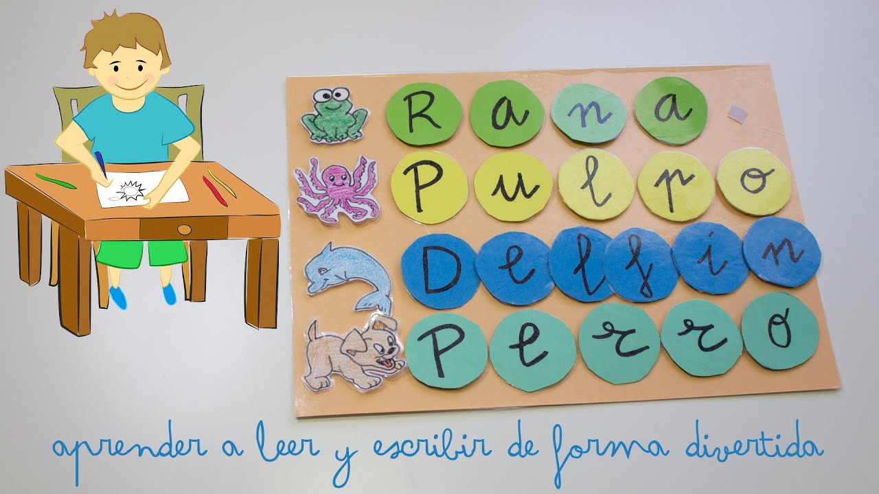Aprender a leer y escribir de forma divertida - Learn to read and write in a fun way