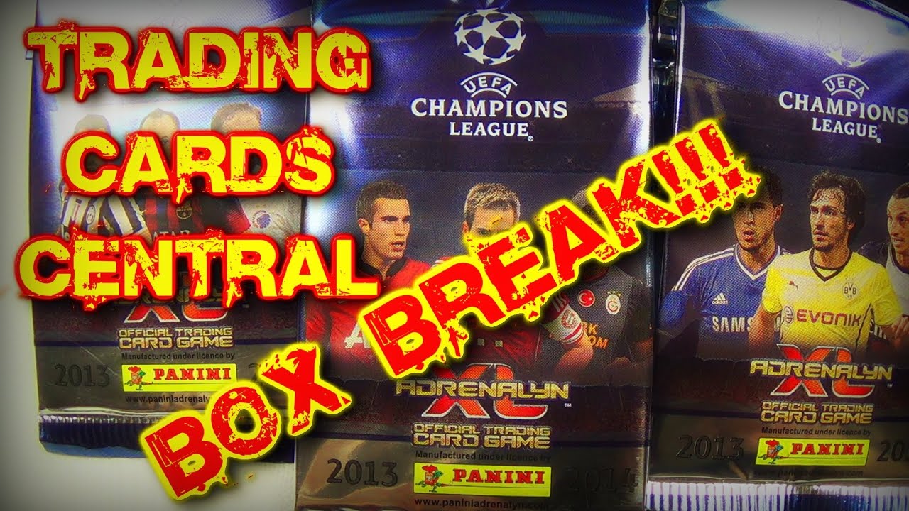 PANINI CHAMPIONS LEAGUE 2013-14 ADRENALYN XL BOX BREAK!!!