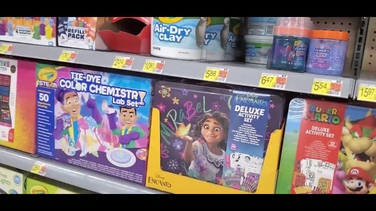 Crayola in Walmart Shop with Me #walmart #store