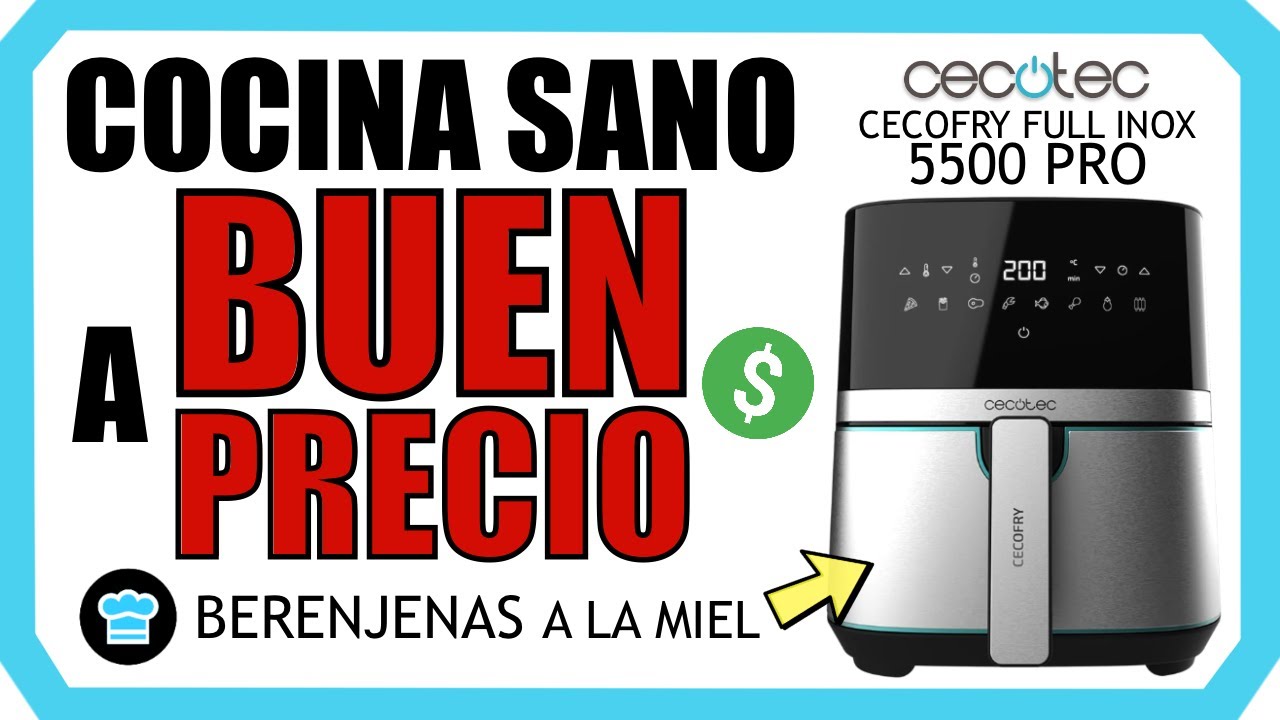 🚨¡Probamos la CECOFRY FULL INOX 5500 PRO! 👍🏻 Una FREIDORA SIN ACEITE con BUENAS CARACTERÍSTICAS |