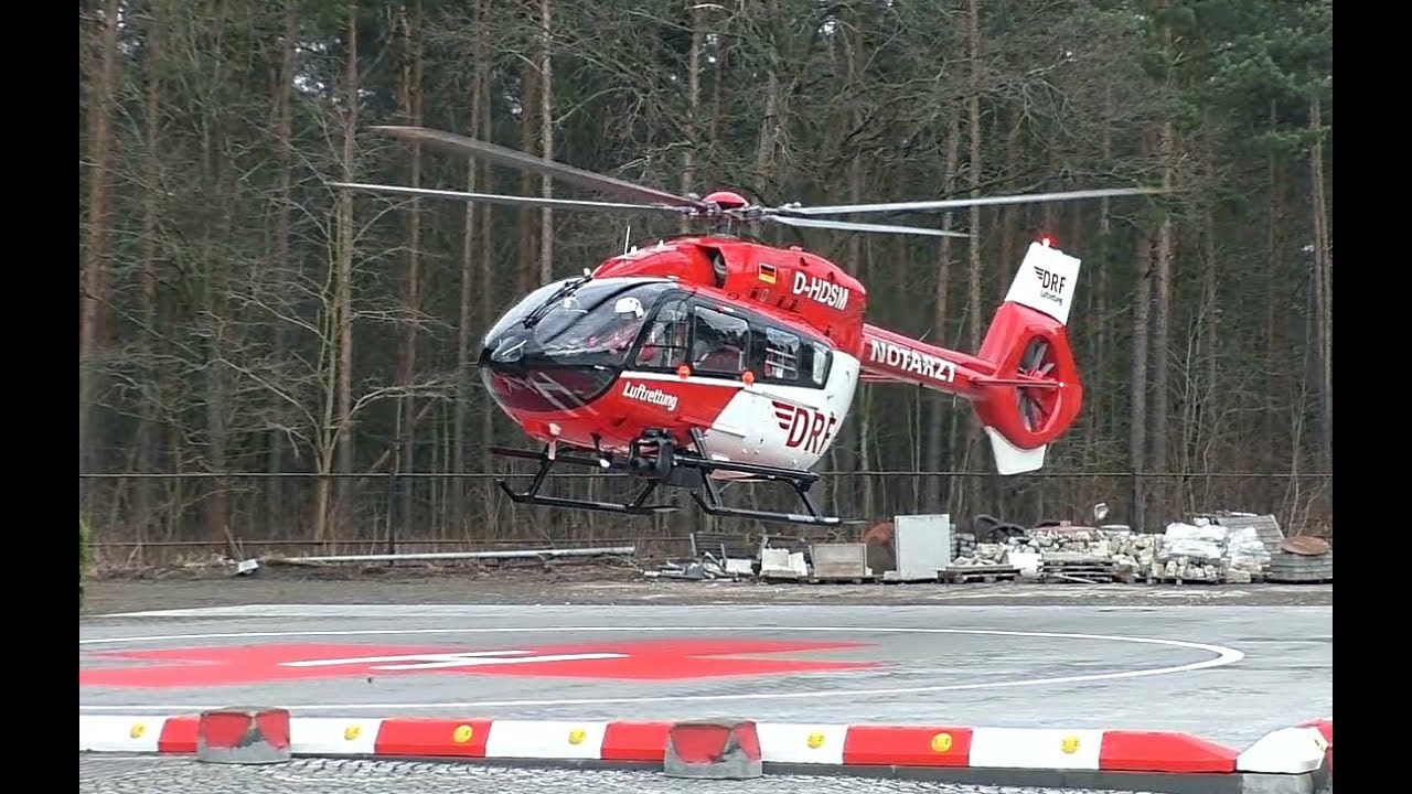 ITH Christoph Berlin (D-HDSM) | Landung + Start an der Oberhavel Klinik Hennigsdorf