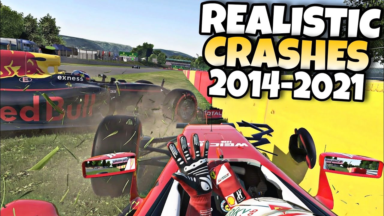 F1 REALISTIC CRASHES 2014 - 2021