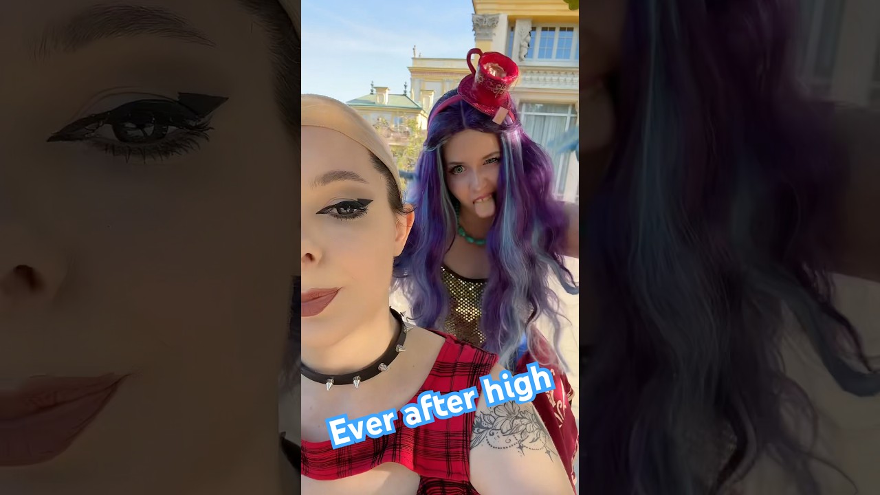 Kolejne postacie z sesji cosplay Ever after high - Duchess Swan I Madeline Hatter ♥️ 