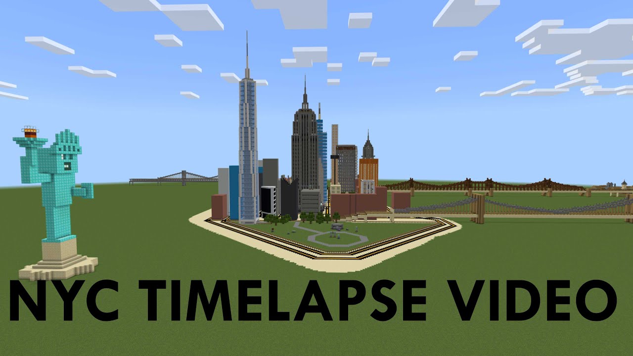 Minecraft Timelapse - New York, NY