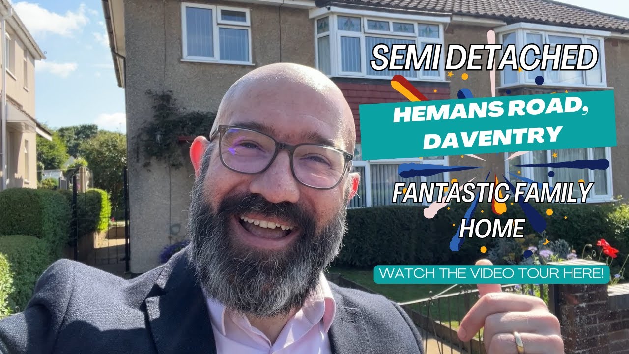 Semi Detached Home for Sale in Daventry! Hemans Road. Fantastic condition and perfect family home.