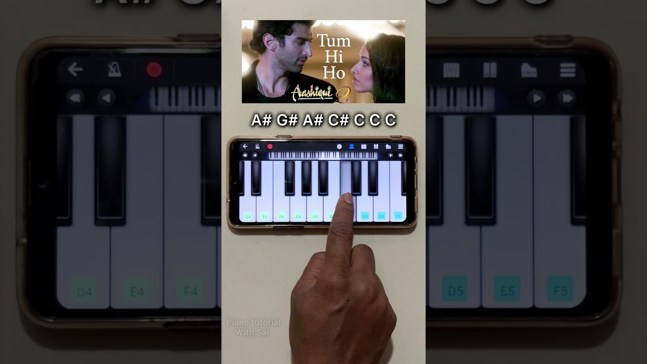 Hum Tere Bin Ab Reh Nahi Sakte | Easy Piano Tutorial | Arjit Singh
