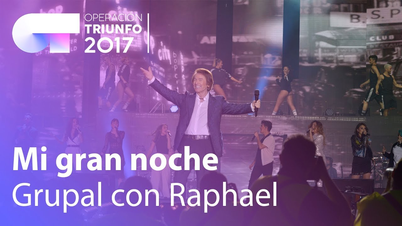 Grupal con Raphael - 'Mi gran noche' | OT Concierto Bernabéu