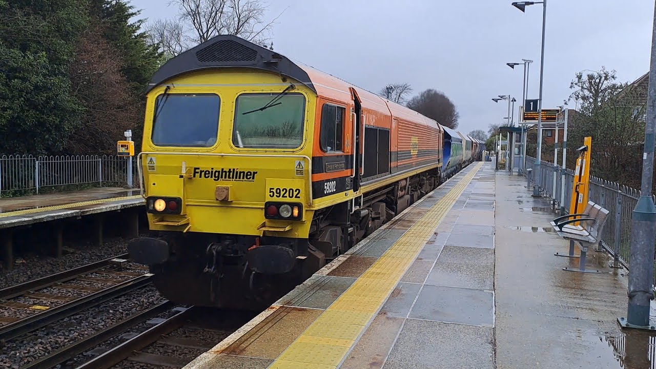 Trains At Warblington, 06-02-2026. (Details On Screen)