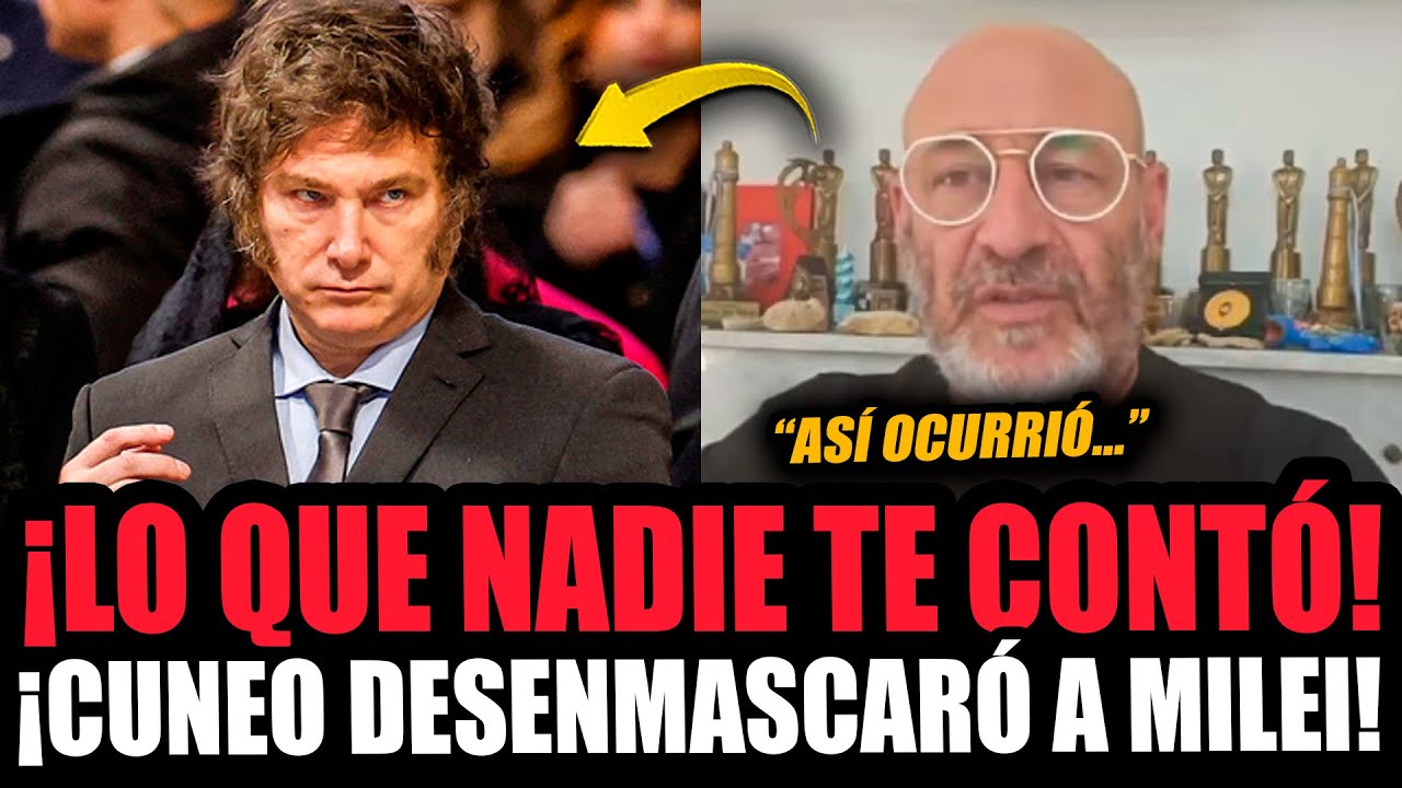 &iexcl;SANTIAGO CUNEO DESENMASCAR&Oacute; A MILEI Y TODO EL FRAUDE ELECTORAL!