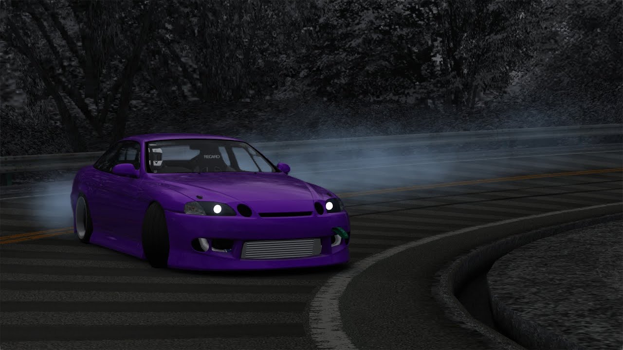 V8 Turbo'd Toyota Soarer Drifting in the Japanese Hills! - Tandems w/ S13, JZX90 | Assetto Corsa