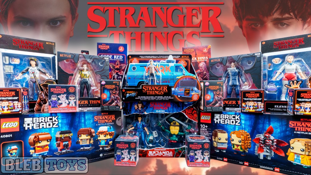 Stranger Things toy Collection and Toy haul unboxing | No talking toy review ASMR