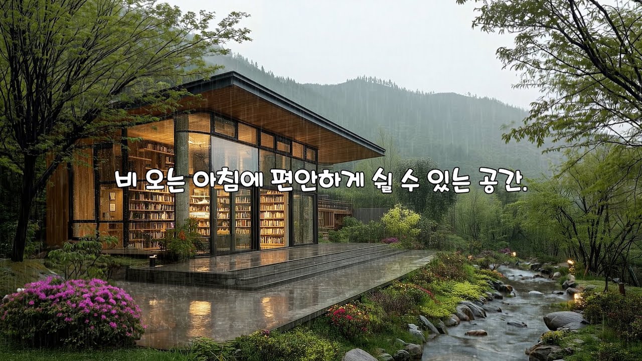 [Playlist] 빗소리를 배경으로 잔잔한 음악을 들으며 3시간 동안 휴식을 취하세요 - 업무에 더욱 집중하는 데 도움이 될 것입니다.