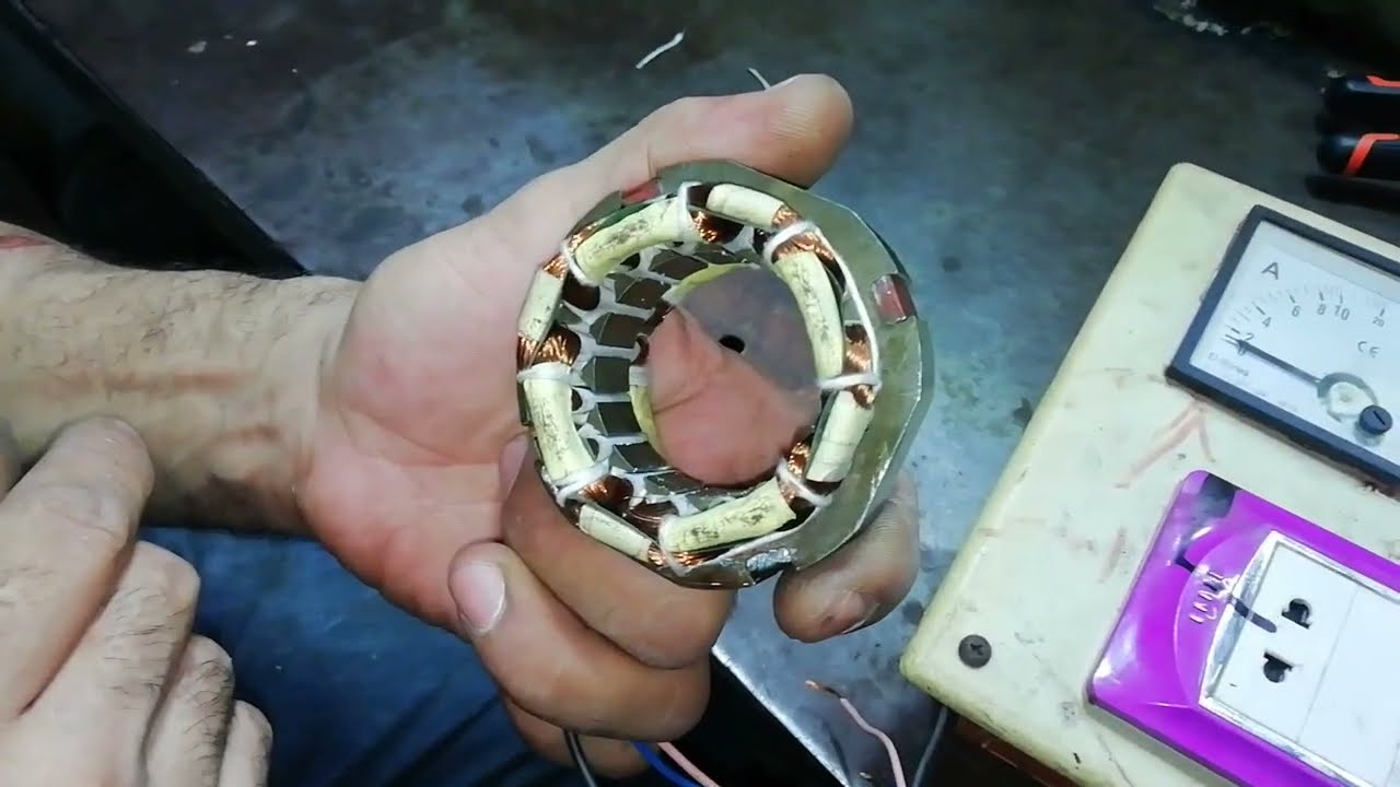 طريقة لف موتور شفاط بكل سهوله