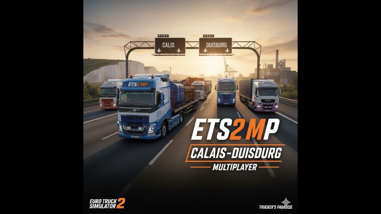 (YENİ CALAİS-DUİSBURG) Euro Truck Simulator 2