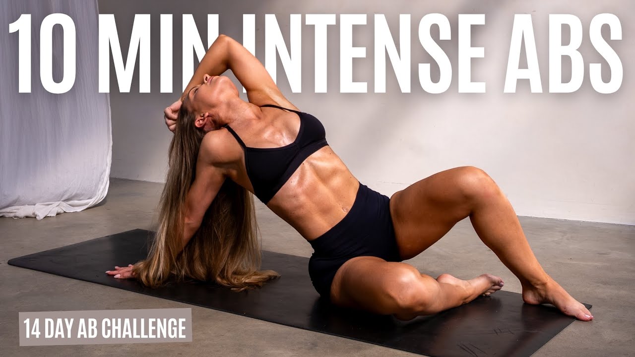 DAY 8 - 10 MIN ULTIMATE AB WORKOUT | Intense Abs & Core Exercises - 14 Day Ab Challenge