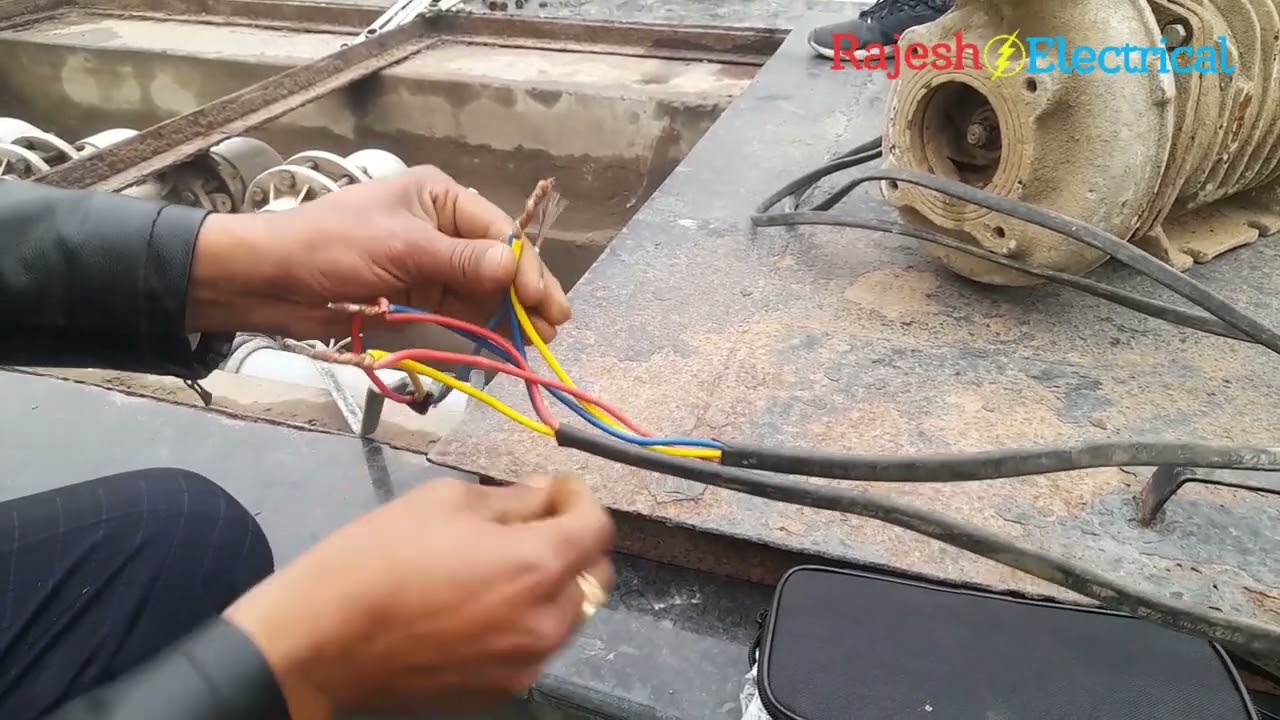 how to make 6 wire star delta motor connection | Rajesh Electrical | #delta_connection