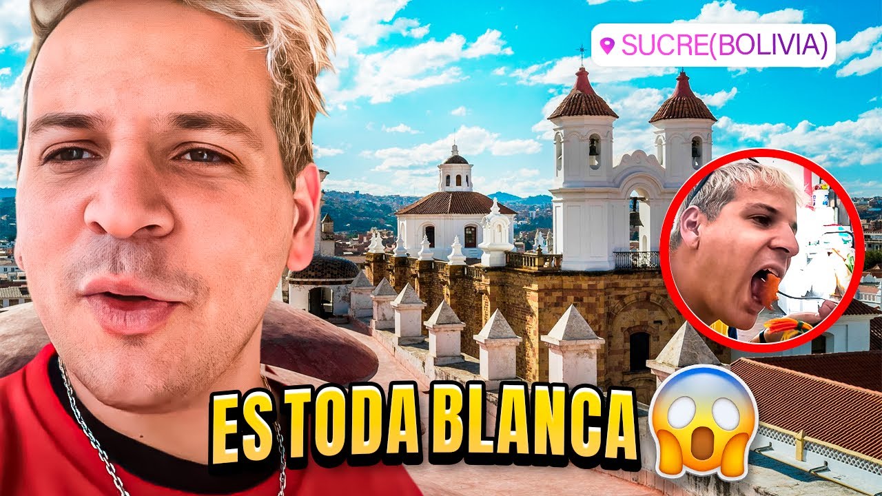Llegue a SUCRE la CAPITAL de BOLIVIA 🇧🇴 Quede IMPACTADO ➤ ¡Es TODA BLANCA! ⛪️