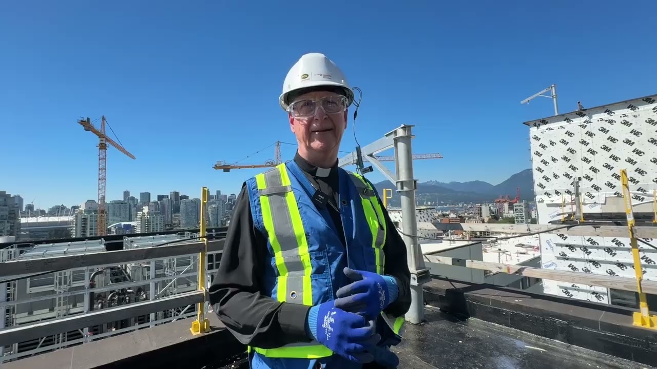 Archbishop tours new St. Paul's Hospital construction site
