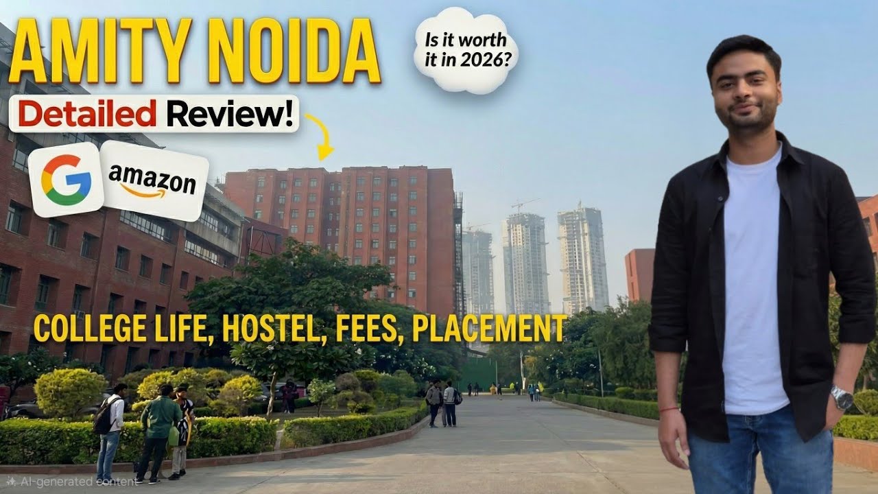 Amity University Noida ka ASLI SACH!🔥 | Worth it in 2026?🤯🚫