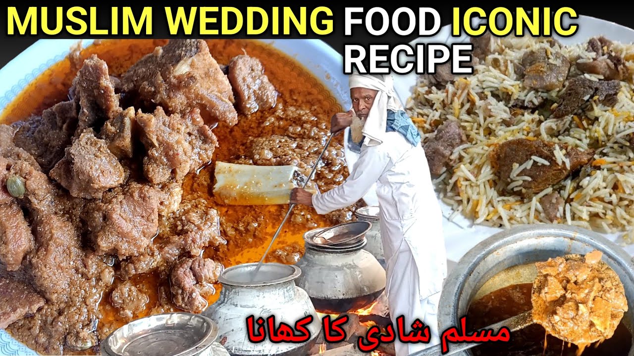 Muslim Shadi ka khana | Muslim wedding Food Recipe |Loni ke Mashoor Haji Jabbar Bawarchi |