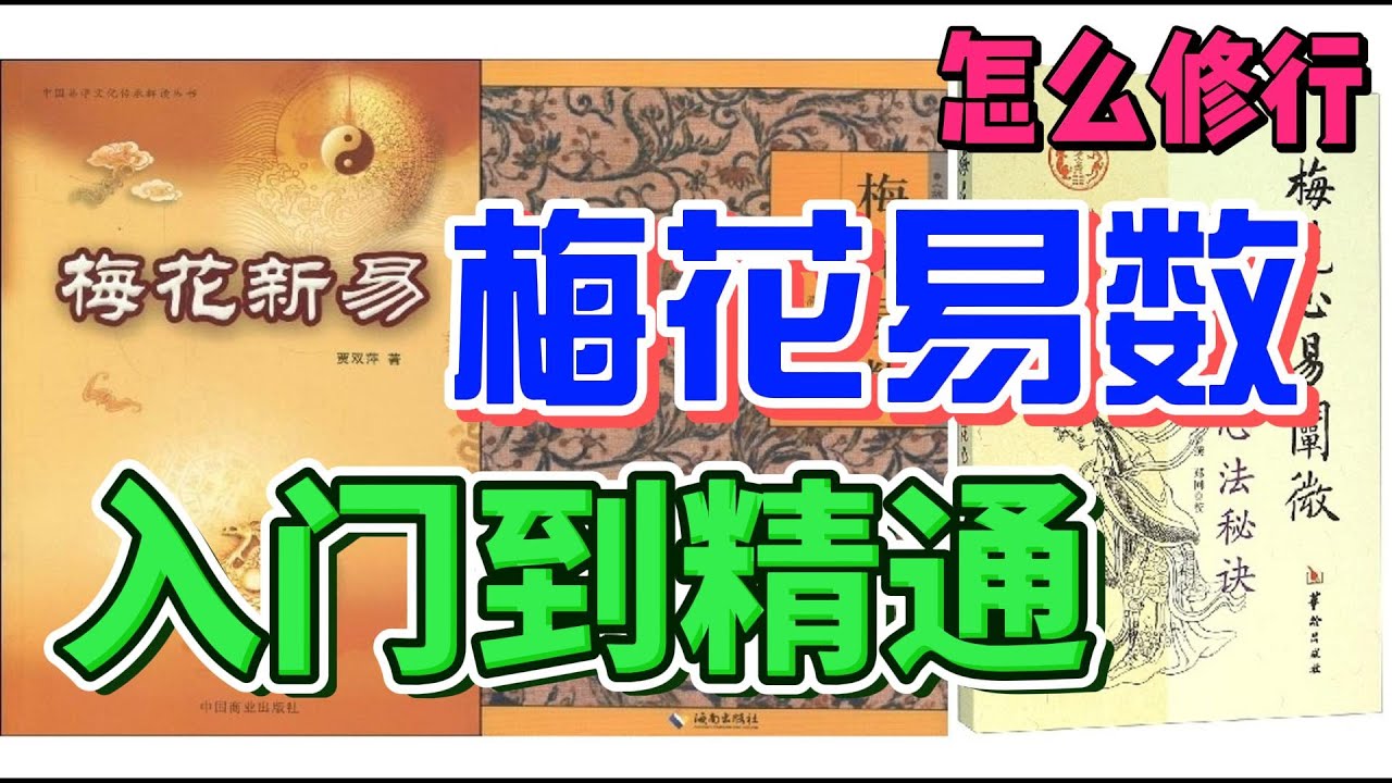 朝新论道：创业发财(11) | 怎么修行(23) | 梅花易数 | 从入门到精通 | 介绍三本书