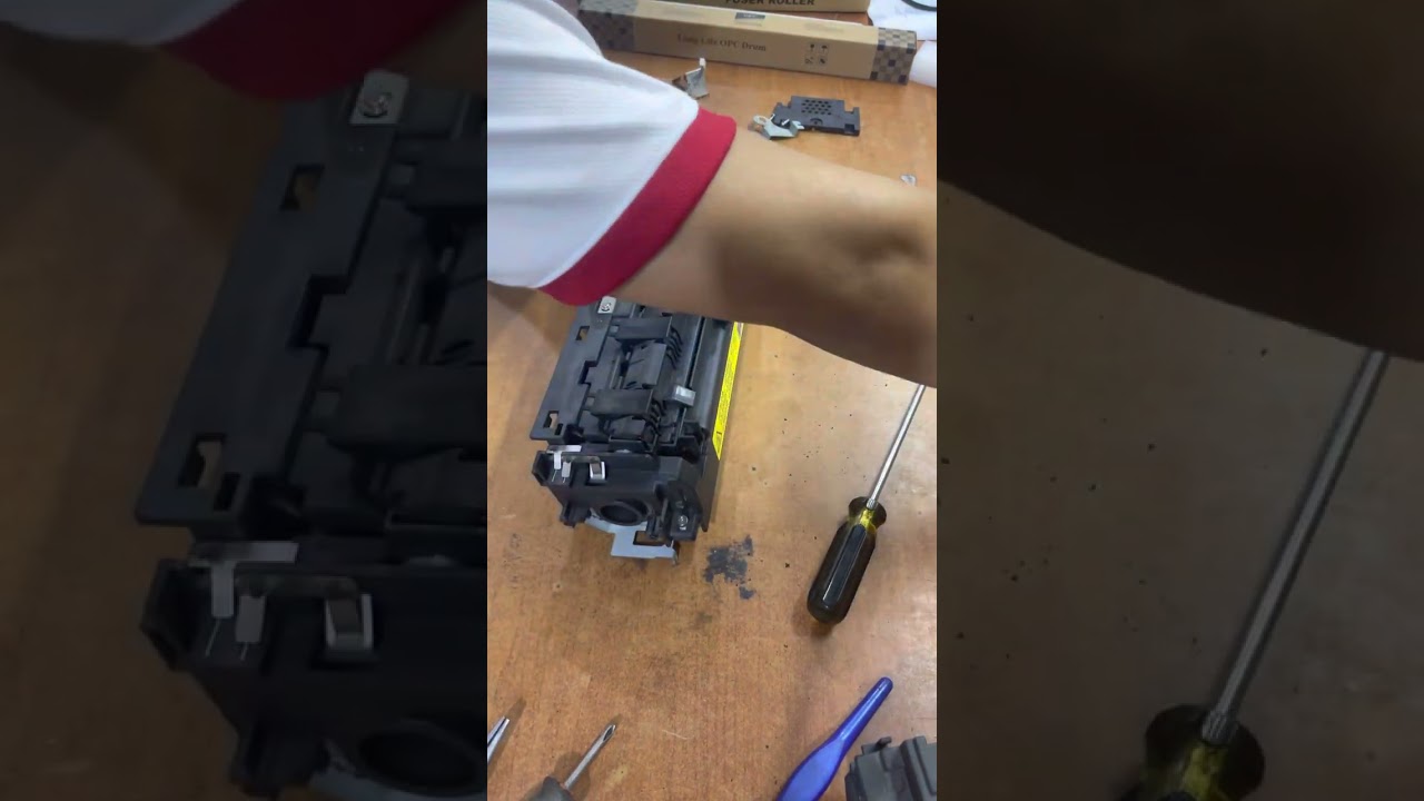 How to replaced heater roller sleeve on bizhub 283/423