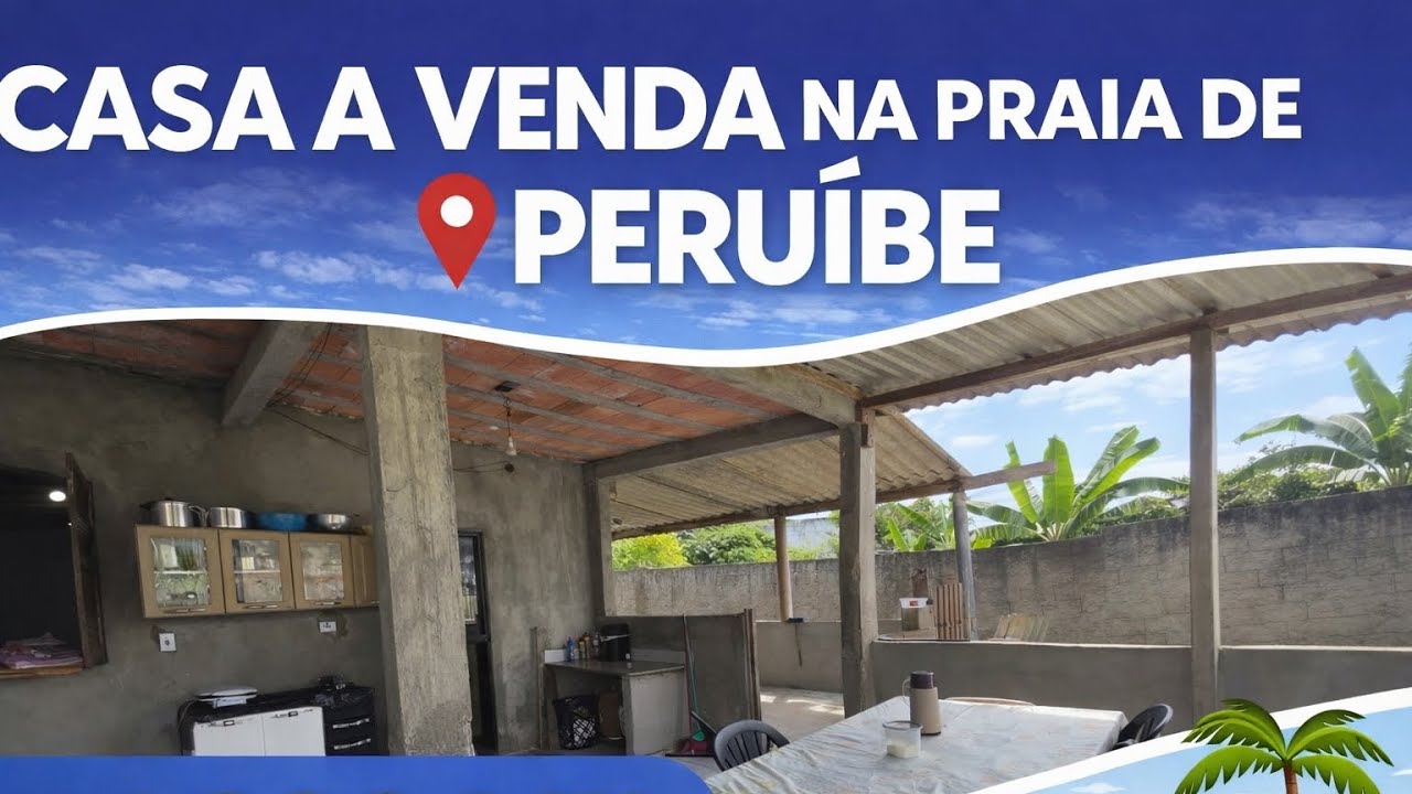 Pensa numa casa grande e bem baratinha na praia de Peruíbe R$ 230 mil