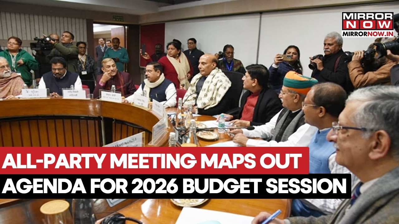 All-Party Meet Sets Agenda Ahead of 2026 Budget Session, Key Issues Discussed | Watch