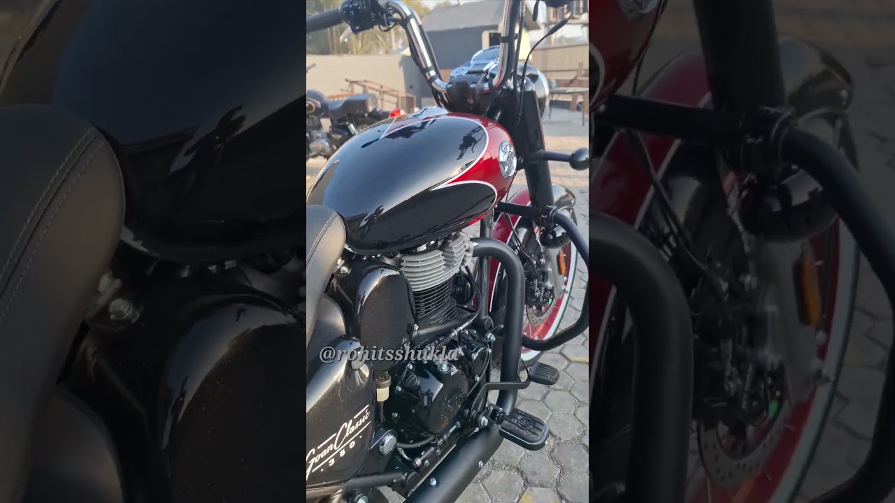 New GOAN Classic 350 RAVE RED | Bobber #royalenfield #Classic #shorts #viral #trending #ytshorts #yt