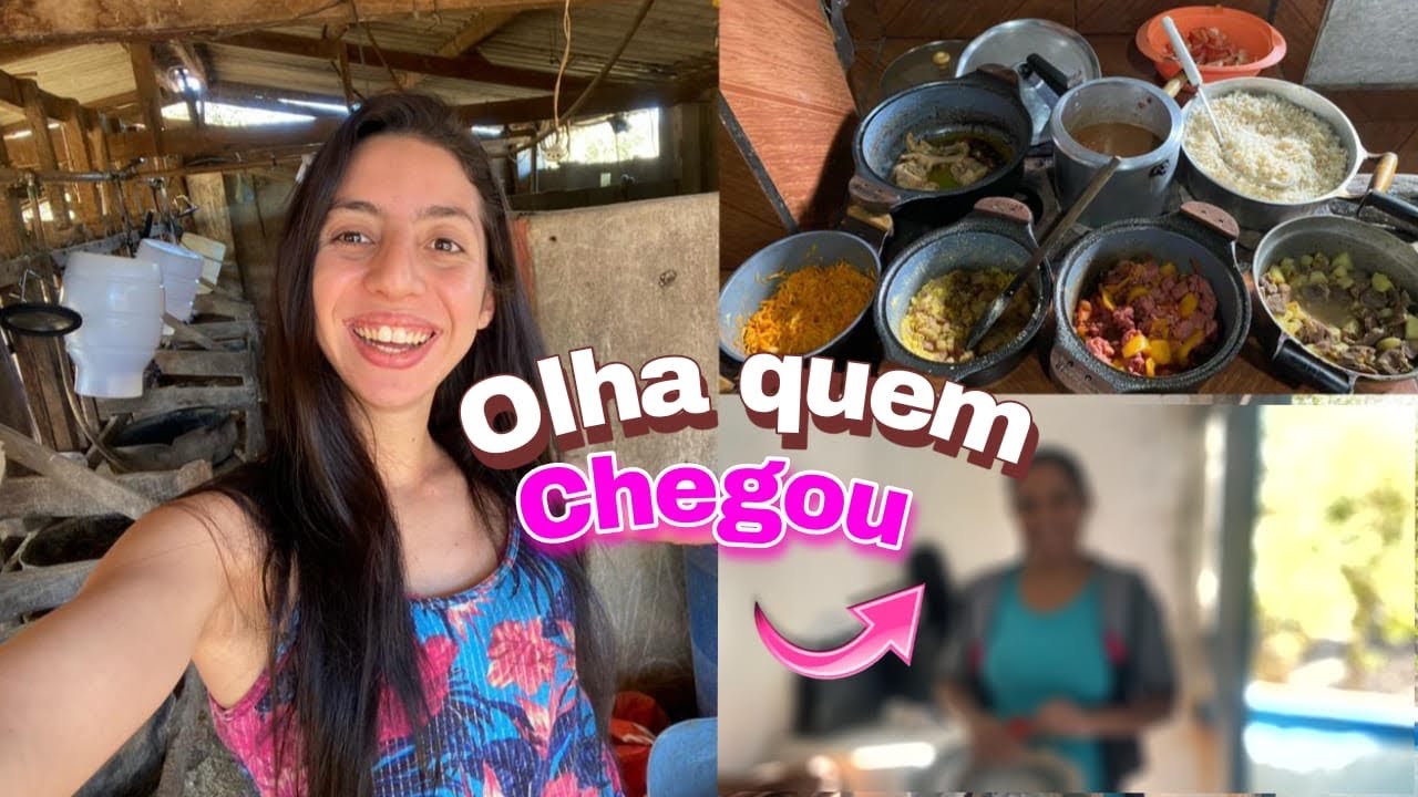 CHEGARAM VISITAS SUPER ESPECIAS AQUI NA FAZENDA! *preparei um almo&ccedil;o especial *