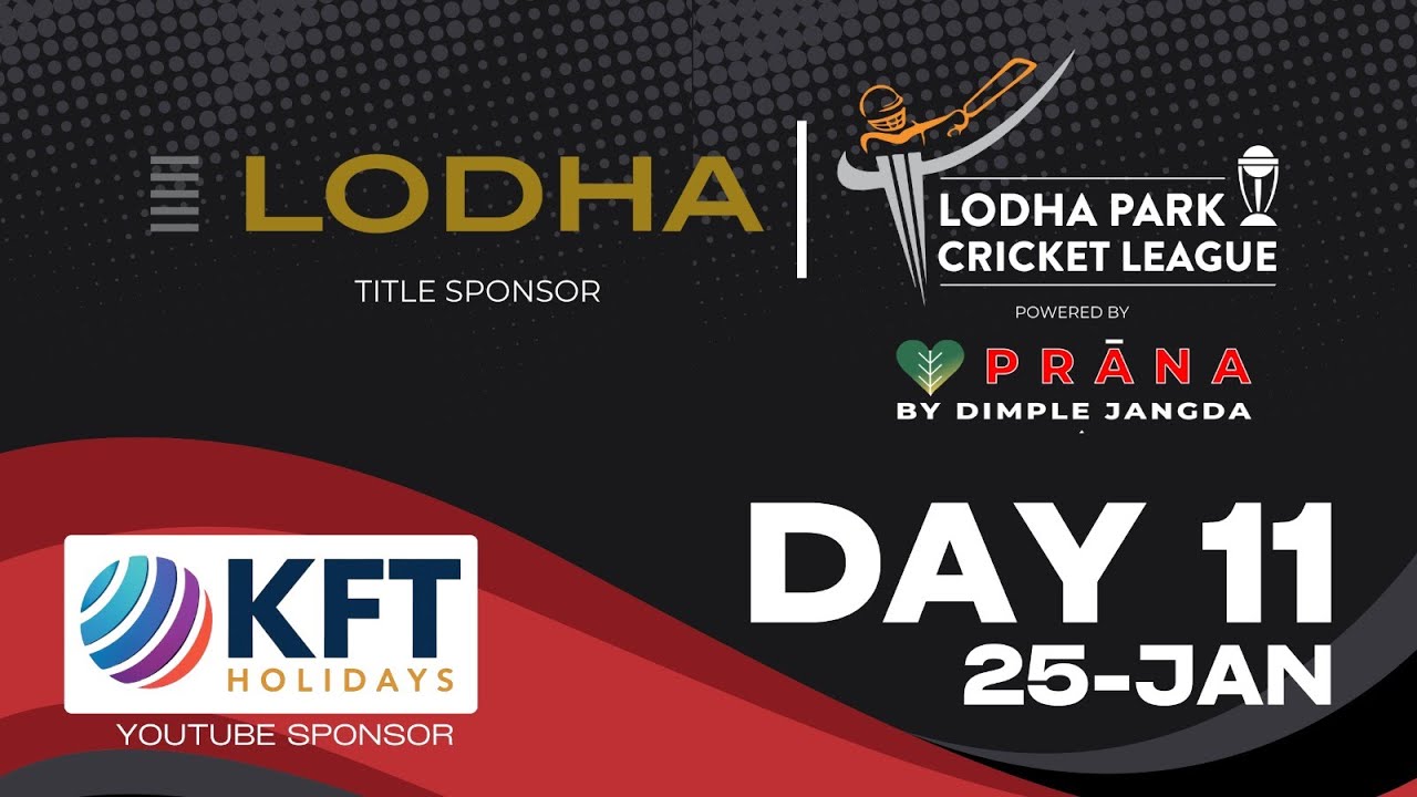 LODHA PARK CRICKET LEAGUE SEASON 4 DAY 11 PART 2
