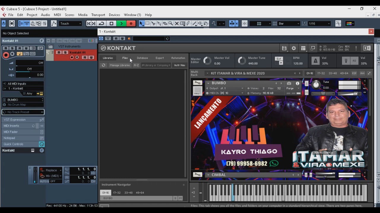 KIT ITAMAR VIRA E MEXE 2020 PARA KONTAKT