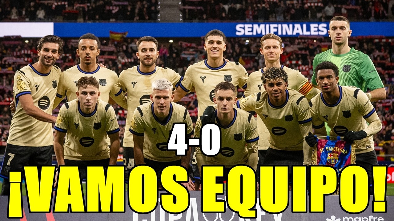 ATLÉTICO 4-0 BARÇA (I) | HAY QUE APRENDER Y DEFENDER CON TODO EL LIDERATO EN GIRONA | ¡VAMOS BARÇA!
